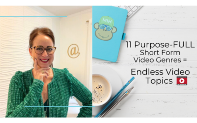 11 Purpose-FULL Short Form Video Genres = 110 Video Topics (or more)
